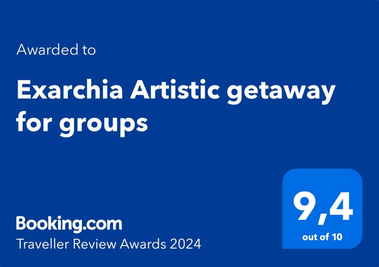 Exarchia Artistic Getaway For Groups Apartment Athena Bagian luar foto